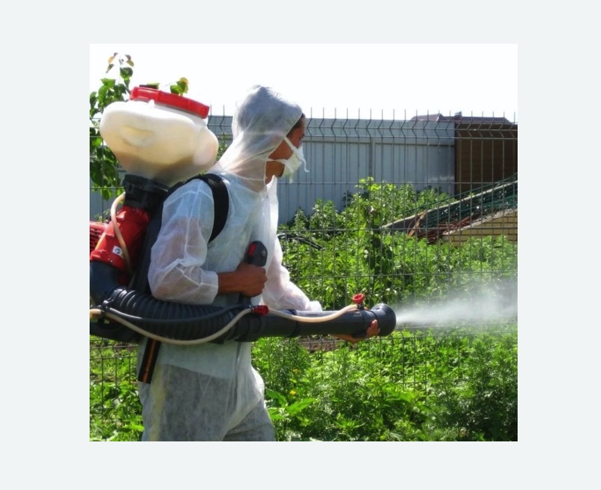 Акарицидная обработка территории в Ленинске